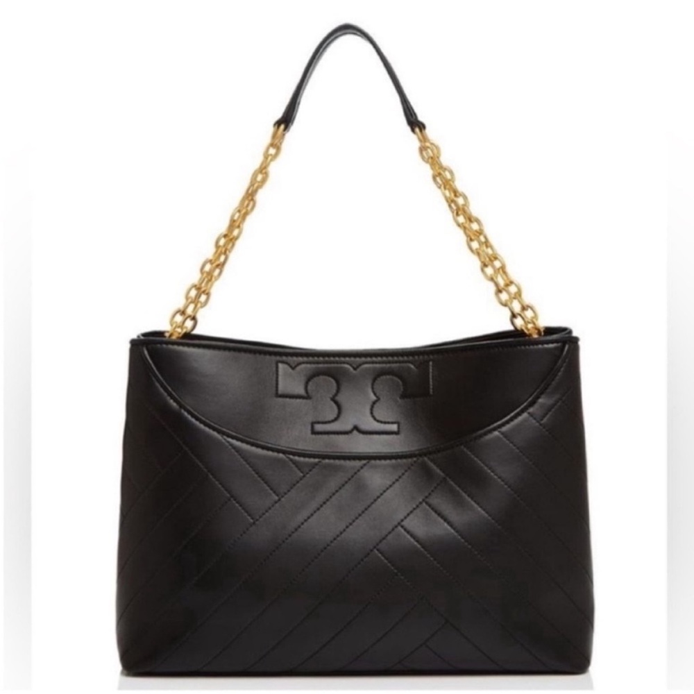 TORY BURCH Alexa Quilted Slouchy Leather Tote